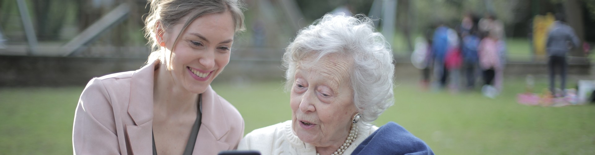 senior reviewing her mortgage options